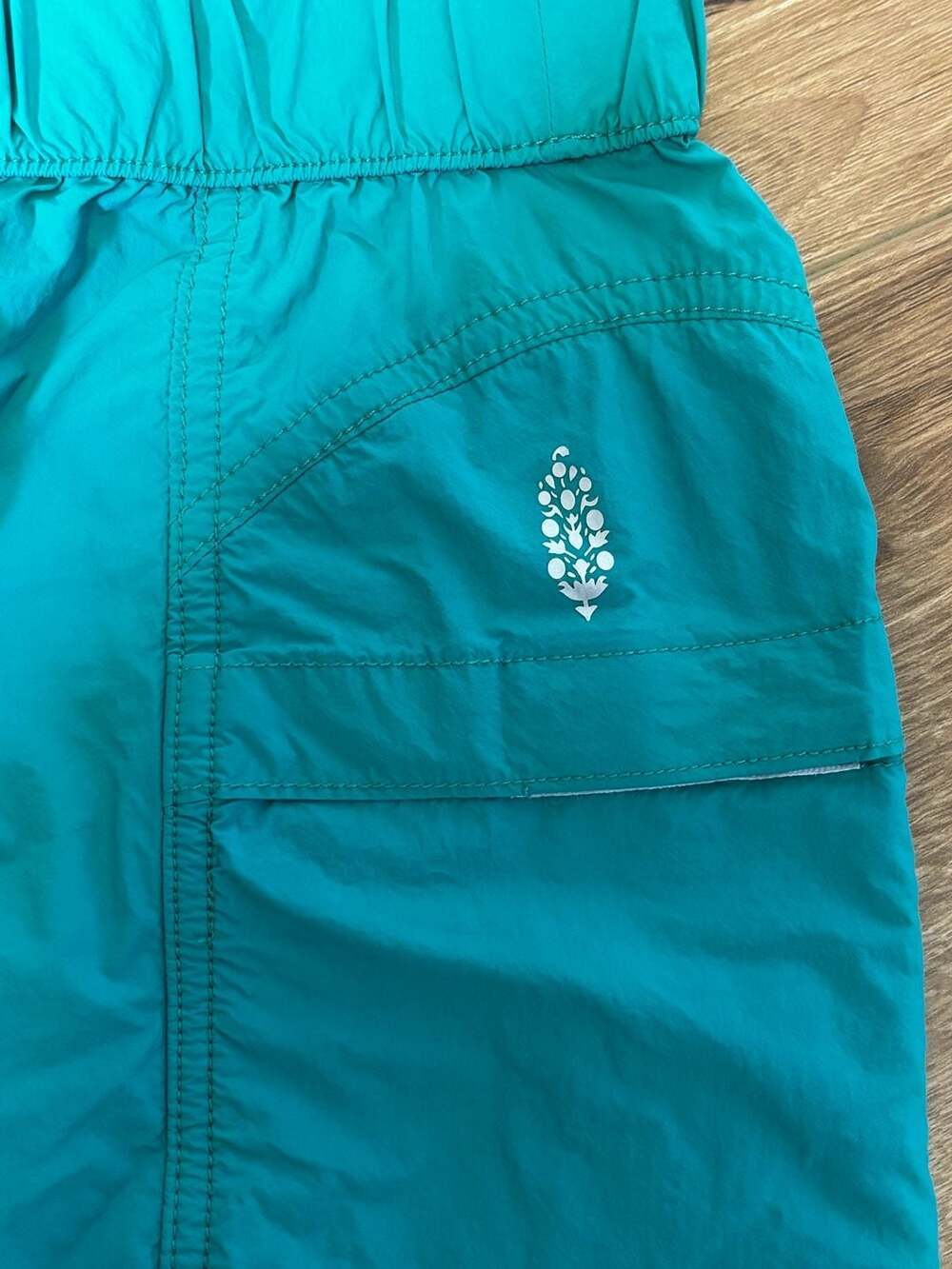 FP Movement Get Your Run On Shorts Teal Size Small - Picture 2 of 4